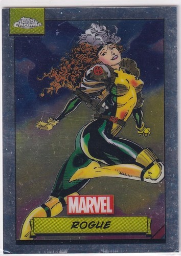 Scheda topps marvel chrome - topps,